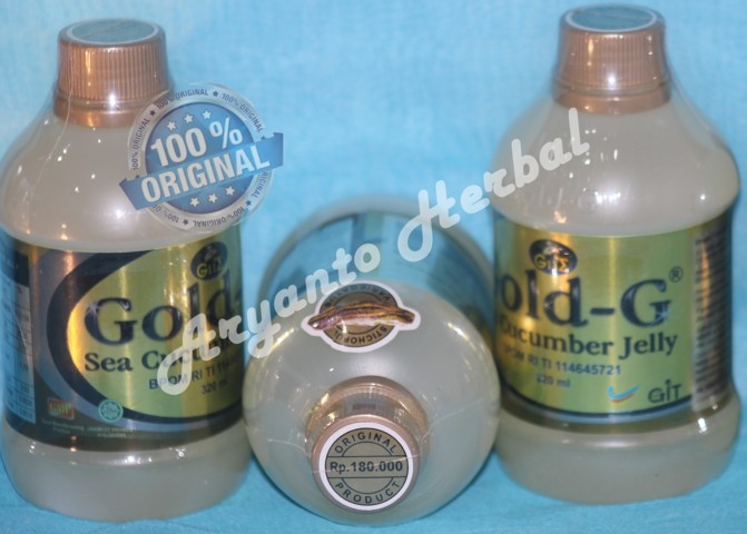 Jelly Gamat Gold-G suplemen multikhasiat